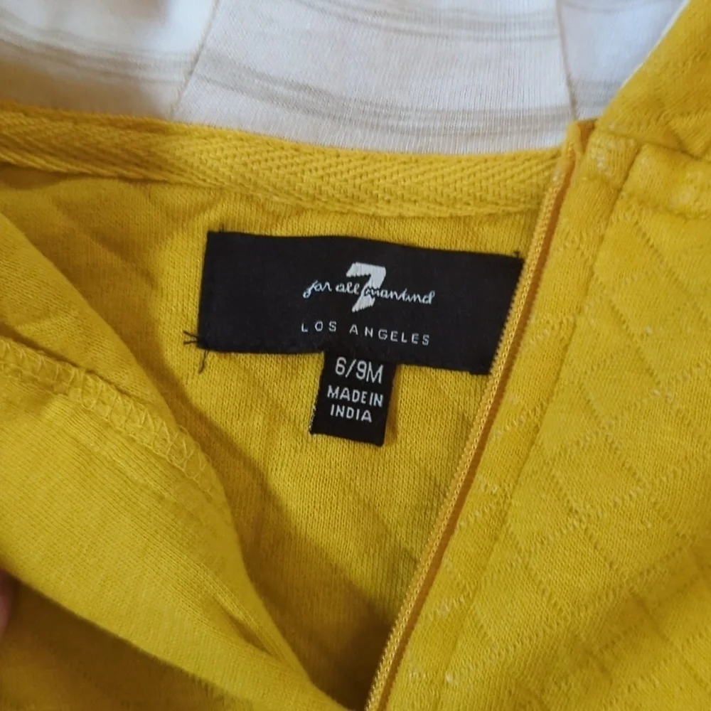 7 For All Mankind 6-9 Month Bodysuit and Hoodie
